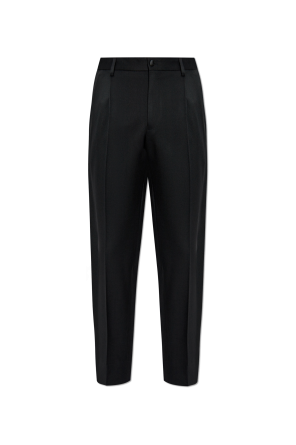 パンツ FERRAGAMO SS23 Black crepe pant (13C444761713 NERO) Ferragamo Straight-leg pants for Women | Online Sale up to